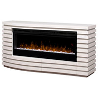 Dimplex Elliot Mantel Fireplace With Glass Ember Bed
