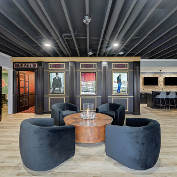 Custom Theater Focused Basement - Delafield, WI
