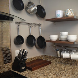 Wood Shelves With Metal Brackets - Products