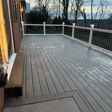 Illuminated Composite Deck & Stairway