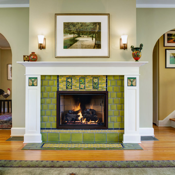 Craftsman Style Fireplace - Photos & Ideas
