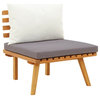 vidaXL Patio Sofa Set Sectional Sofa Patio Furniture 7 Piece Solid Wood Acacia