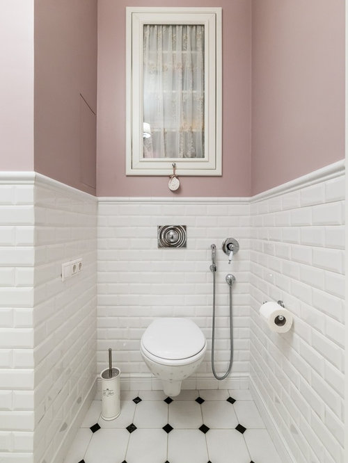 Cloakroom Design Ideas, Renovations & Photos with Metro Tiles
