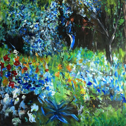 People In A Forest, Jim Waters - Fine Art Prints