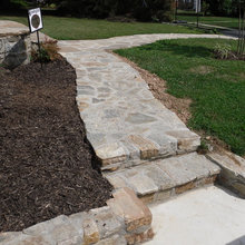 front porch/landscape