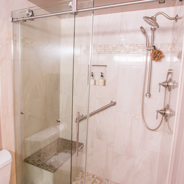 Small Tub to Full Shower Remodel