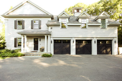 Transitional exterior home idea in Boston