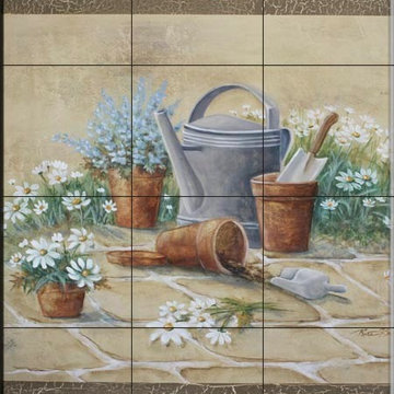 Rita Broughton - Kitchen Backsplash Tile Murals