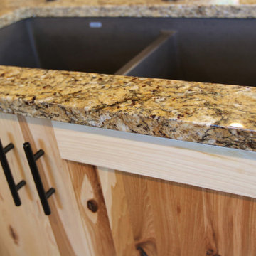 Expanded Kitchen Remodel with Full Wall Backsplash