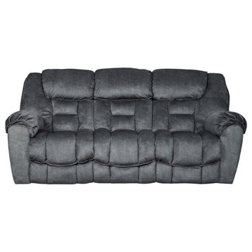 Signature Design by Ashley Capehorn Reclining Sofa in Granite