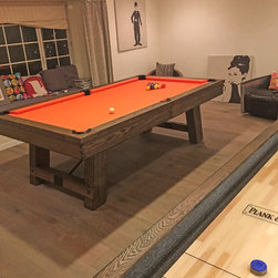 Rustic Isaac Pool Table and Shuffleboard Los Angeles - Game Tables