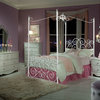 Standard Furniture Princess 5-Piece Kids' Canopy Bedroom Set, White, Twin