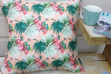 Palms Print Handmade Cushion Cover
