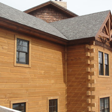 Adirondack band sawn face siding
