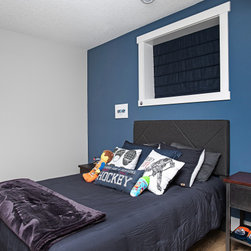 Sports Theme Kids Room - Roman Shades