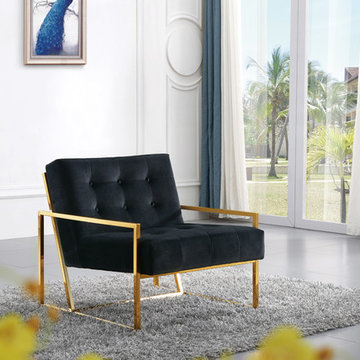 Pierre Velvet Accent Chairs