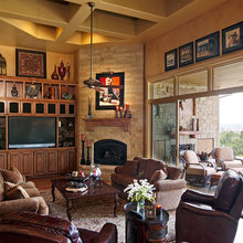 Corner Fireplace