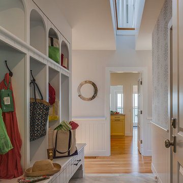 Angels Welcome - Mudroom Entry - Custom Home in Falmouth, Cape Cod, MA