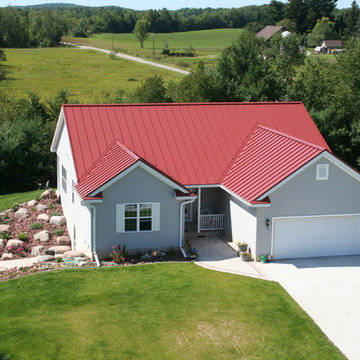 Rural Tigerton Red Steel Roof