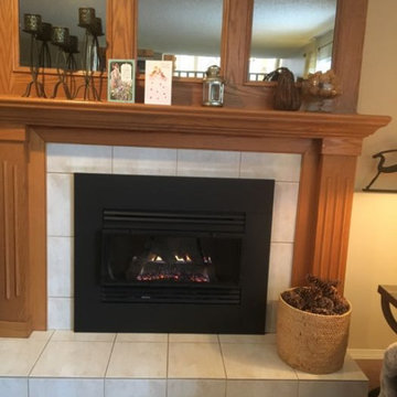 Gas Inserts - Projects Done By Select Fireplaces