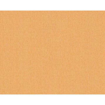 Faux Textured Wallpaper, Plain Scratched, 961323, Yellow Brown, Sample