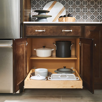 Aristokraft Cabinetry: Base Cabinet with Roll Tray