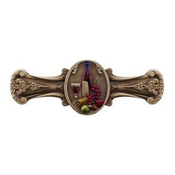 Inviting Home Inc. - Best Cellar Pull, Hand-Tinted Brass - Cabinet And Drawer Handle Pulls