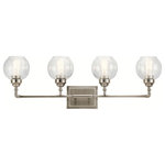 Kichler - Kichler Niles Bath 4-Light, Antique Pewter - This Bath 4Lt from Kichler has a finish of Antique Pewter and fits in well with any Transitional style decor.