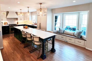Example of a transitional kitchen design in DC Metro