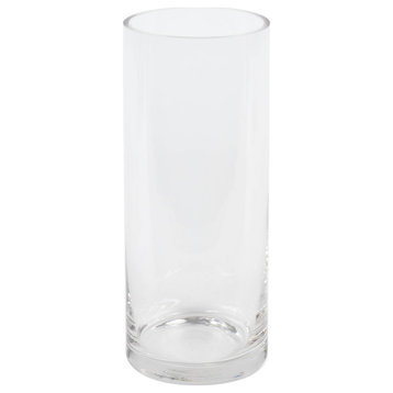 Vickerman 10" Clear Cylinder Glass Container 2-Pack, Lg184701