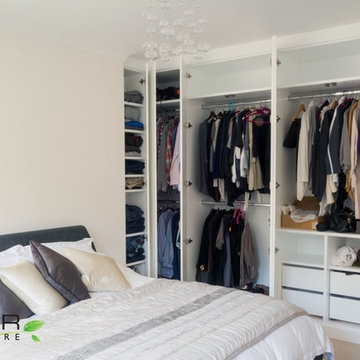 High gloss wardrobe