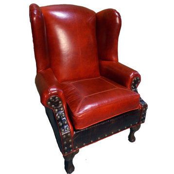 "Wild Horse Saloon" Wing Back Chair