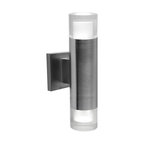 Bazz Luvia LED Outdoor Wall Fixture, Stainless Steel