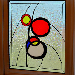 Circles Booth - Stained Glass Panels