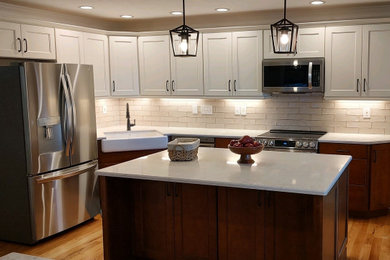 Inspiration for a transitional kitchen remodel in Other