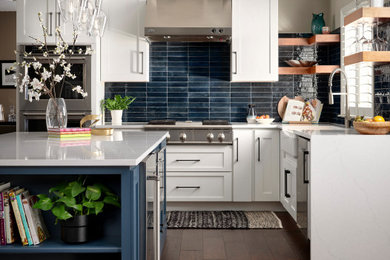 Kitchen - transitional kitchen idea in Denver
