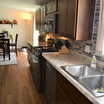 Peru, IN. Kountry Wood Products. Maple Kitchen, Before and After Project