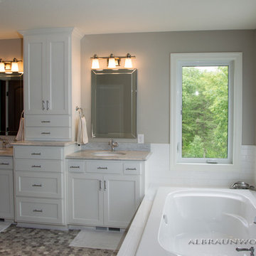 Custom Built Home Master Bath, by Schoenberg Construction of St Cloud MN