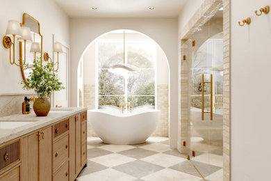 Example of a trendy bathroom design in San Francisco