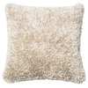 Loloi Polyester Pillow Cover in White finish P017P0045WH00PIL3
