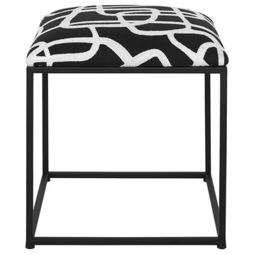 Uttermost Twists And Turns Fabric Accent Stool 23690