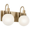 Hex 1 Light Wall Sconce, Champagne Bronze, Champagne Bronze, 2 Light