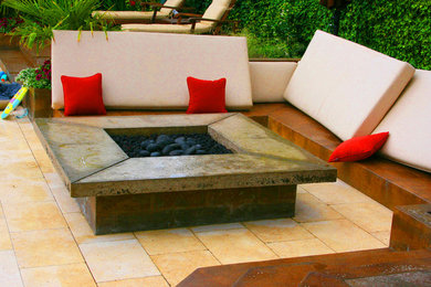 Inspiration for a contemporary patio remodel in Seattle