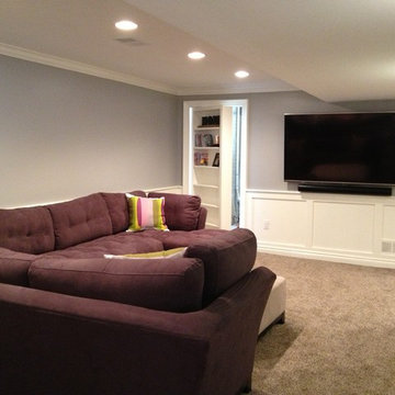 Macomb Tranisitonal Finished Basement