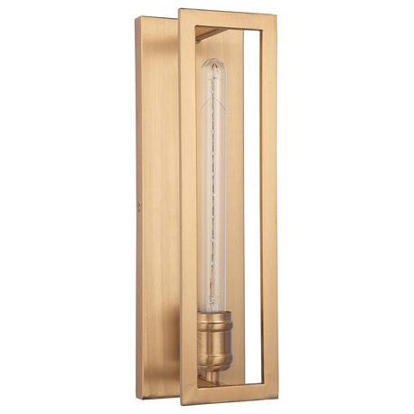 1 Light Modern Gold Wall Sconce