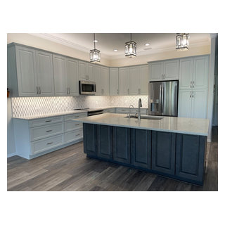 Transitional Kitchen Remodel With a Stunning Backsplash - Transitional ...