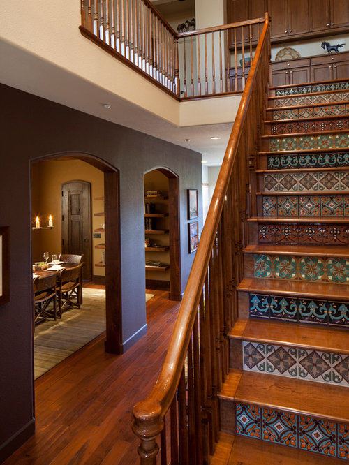 Tiled Staircase Houzz