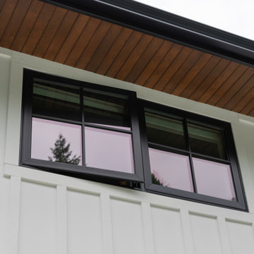 North Vancouver Board and Batten Home | Window and Door Replacement