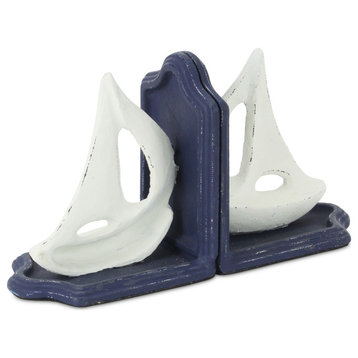 Ceili Cast Iron Sail Boat Bookends