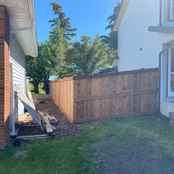 Bearspaw Fence rebuild